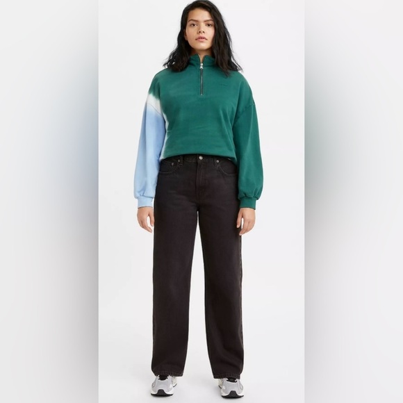 Levi’s 90’s Black Soul-Loose -Mid Rise Straight Fit Jean -EUC!!😍🖤Sz 32​🍂​ - Picture 8 of 10